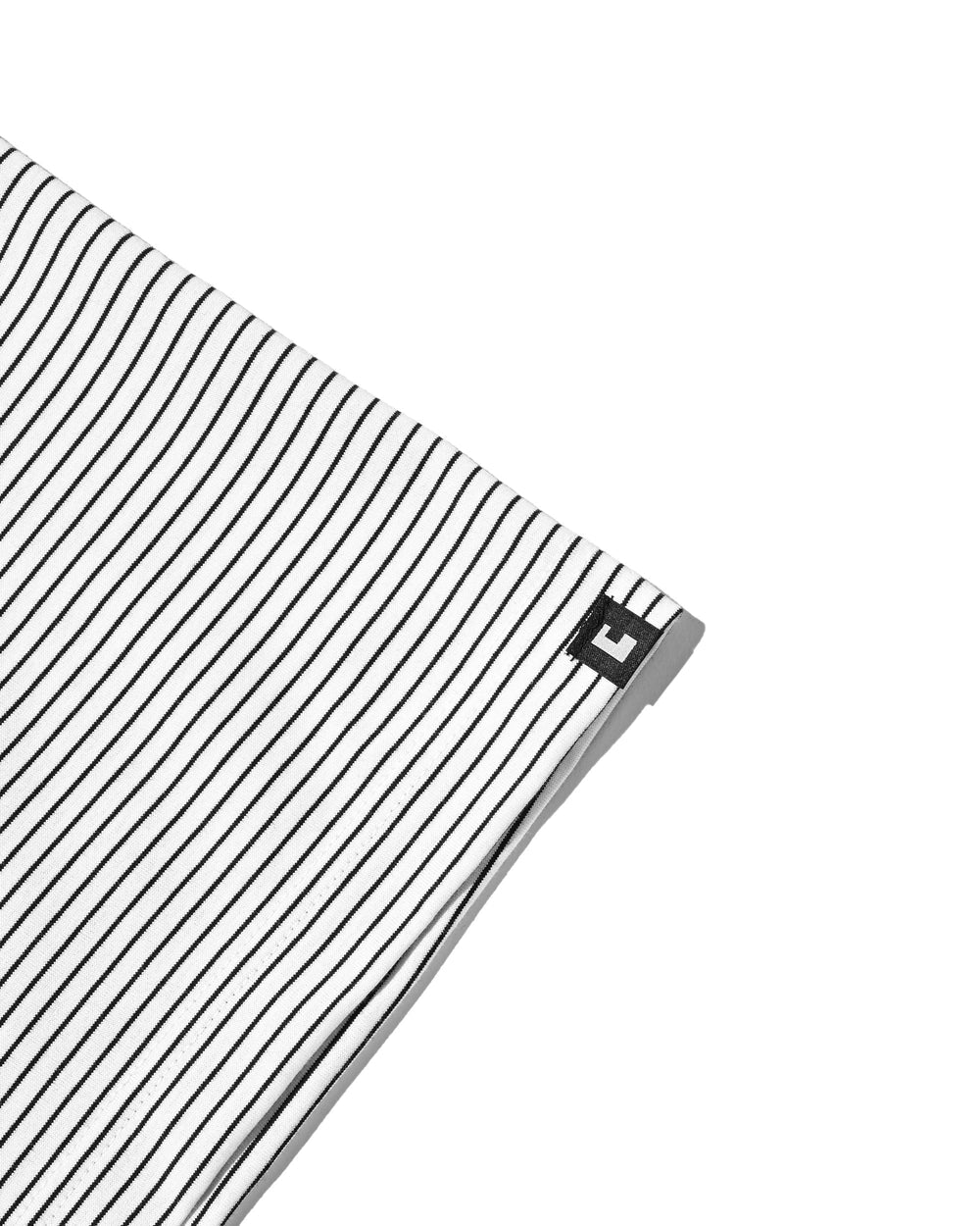 CLESSTE / 'C x Concept' Striped S/S T-Shirt With Drawstrings (White x Black)