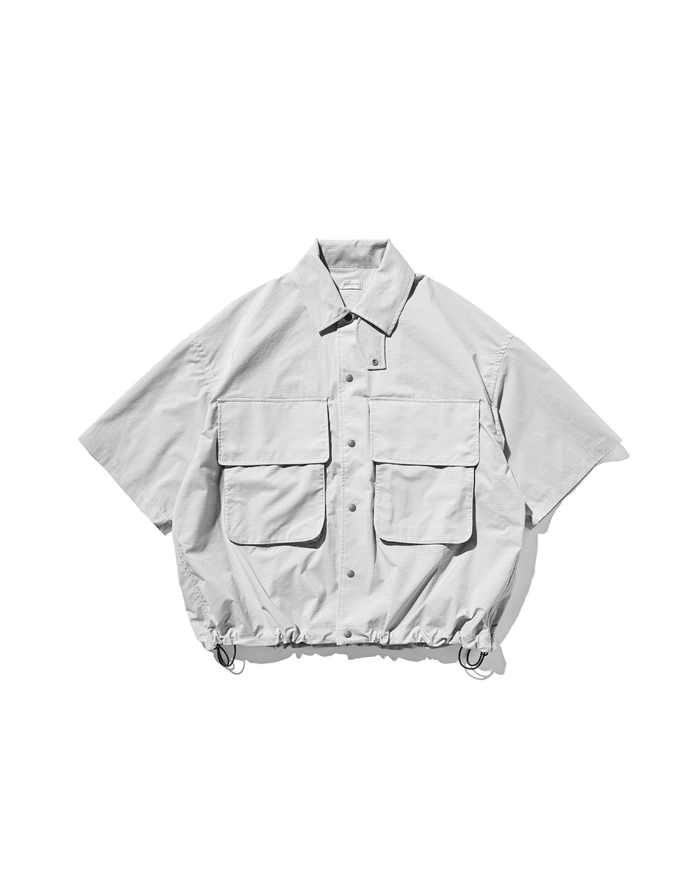 CLESSTE / Graph Check Wading S/S Shirt Jacket (White x Black)