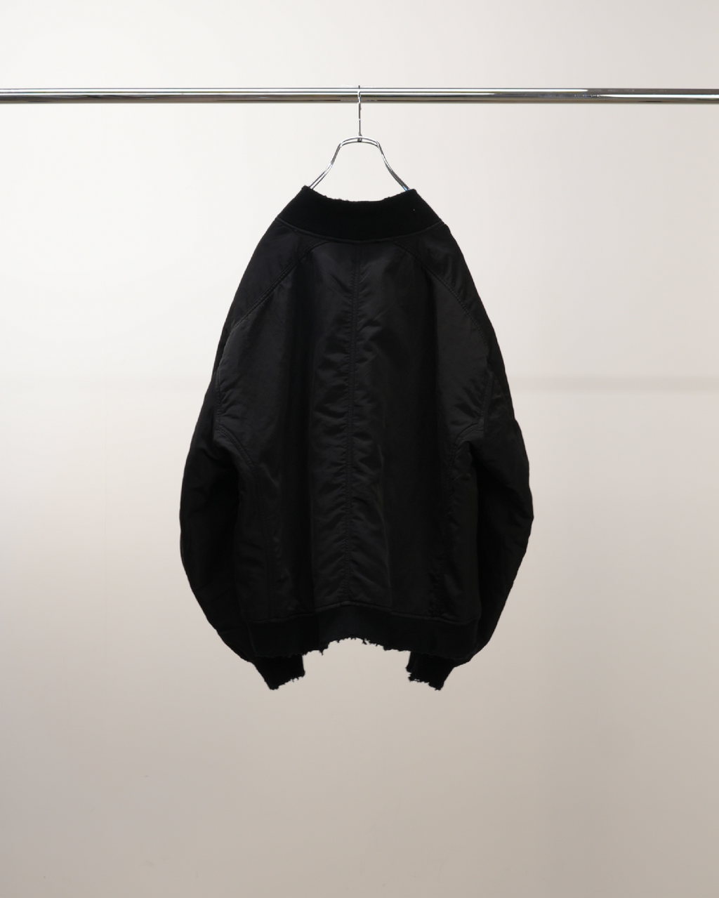 ANCELLM / Faded Bomber Jacket (Black)