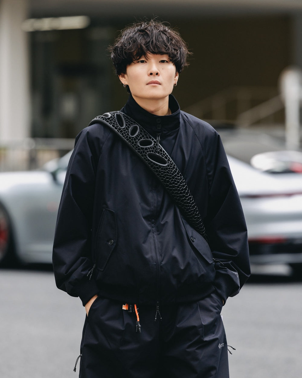 CLESSTE / +Phenix Windstopper® By Gore-Tex Labs Twill City Harrington Jacket (Black)