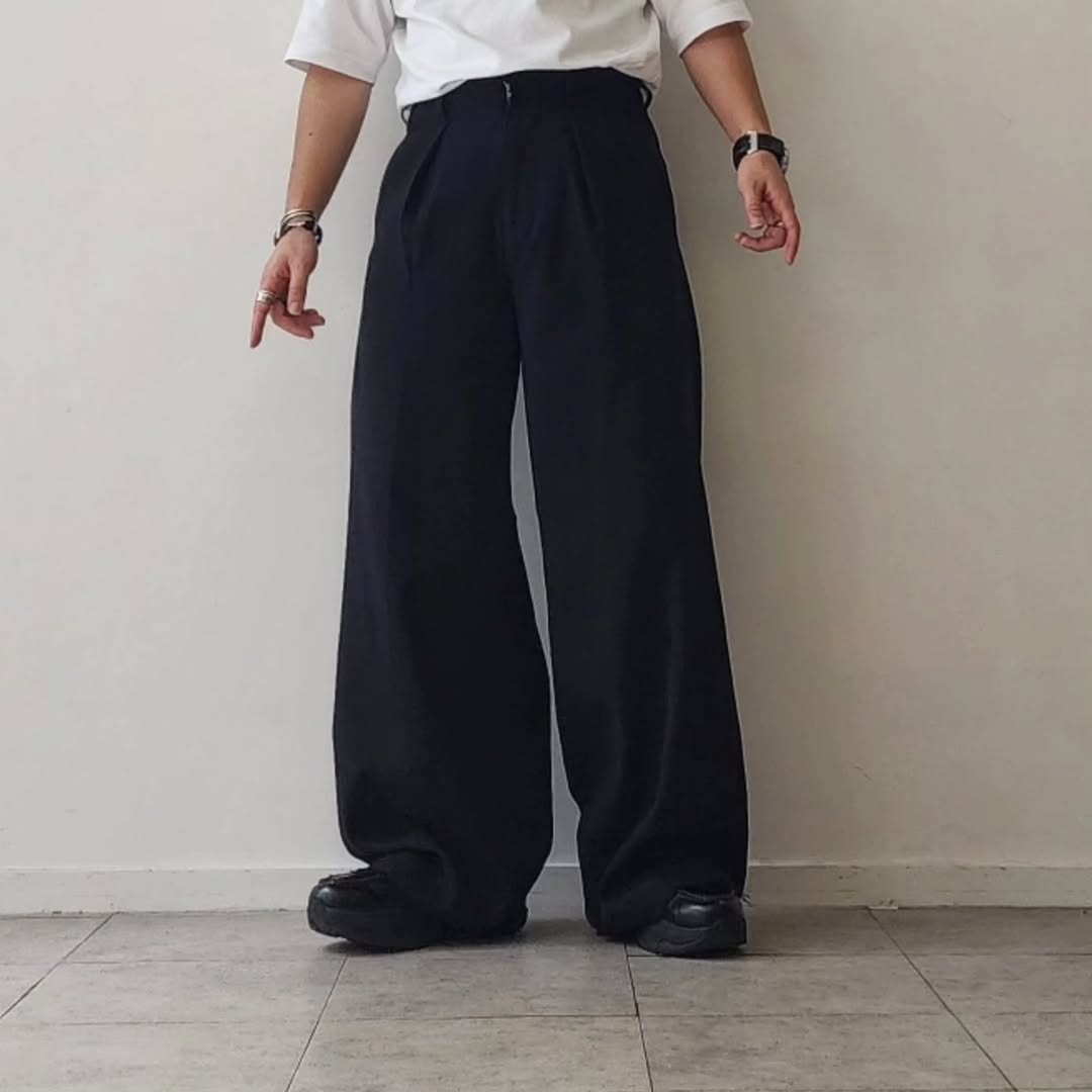 SABY / Tuck Baggy Type 3 - Bishu Japan Nep Wool Fab -