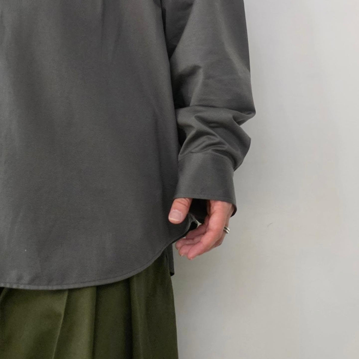 KANEMASA PHIL / 46G Atmosphere Shirt (Charcoal)