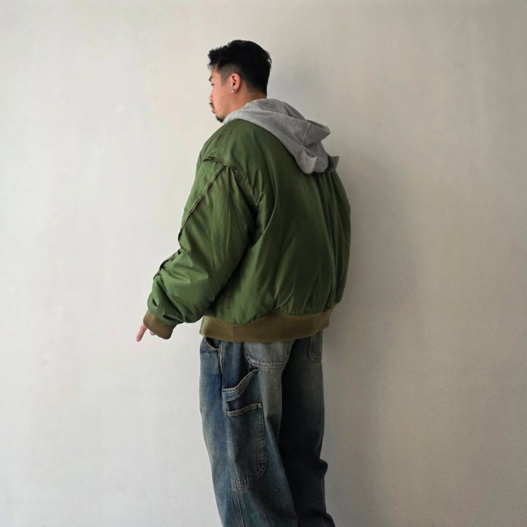 DISCOVERED / Devils Ear Hoodie Down MA-1