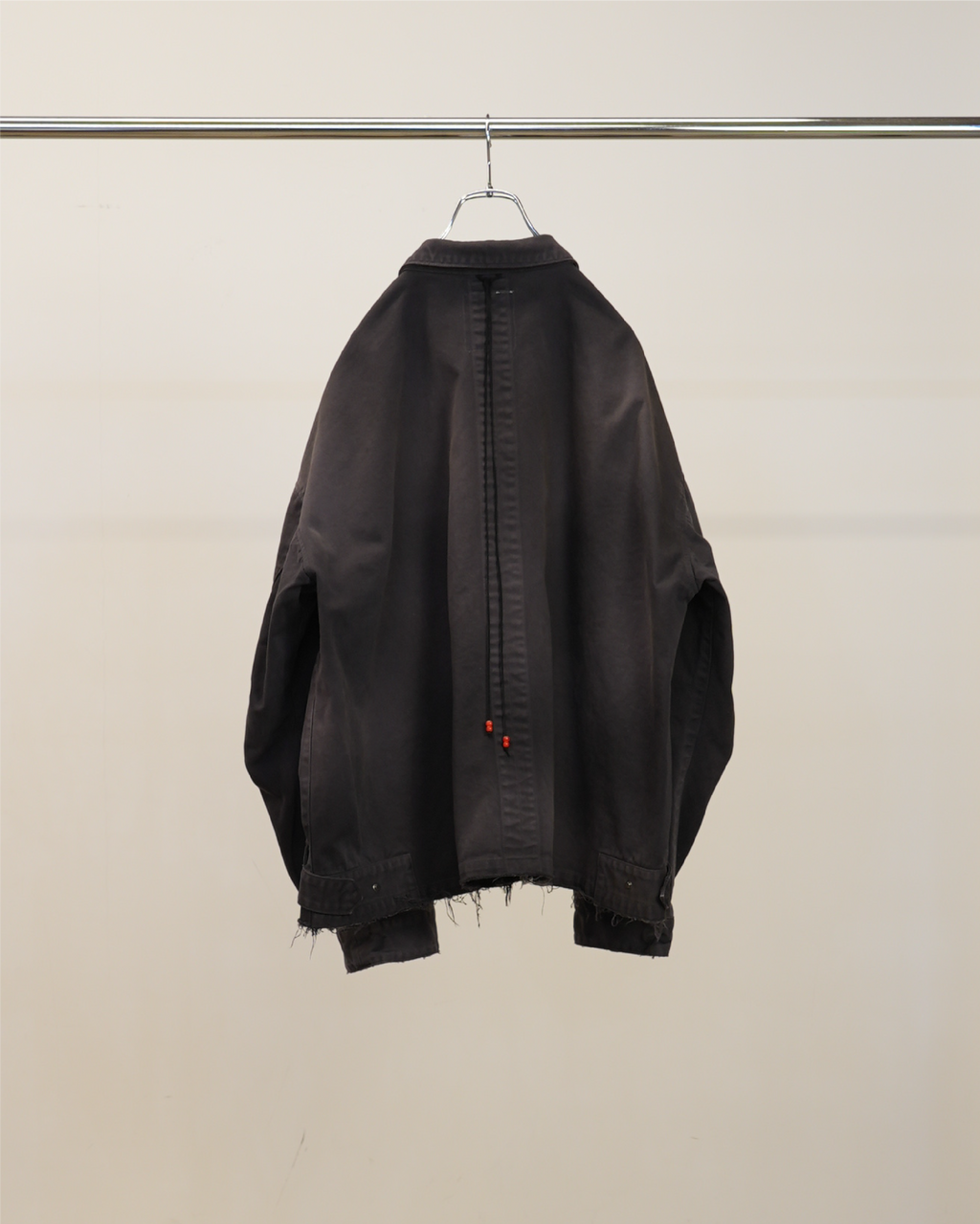 ANCELLM / Highcount Drill Aging Jacket (Black)
