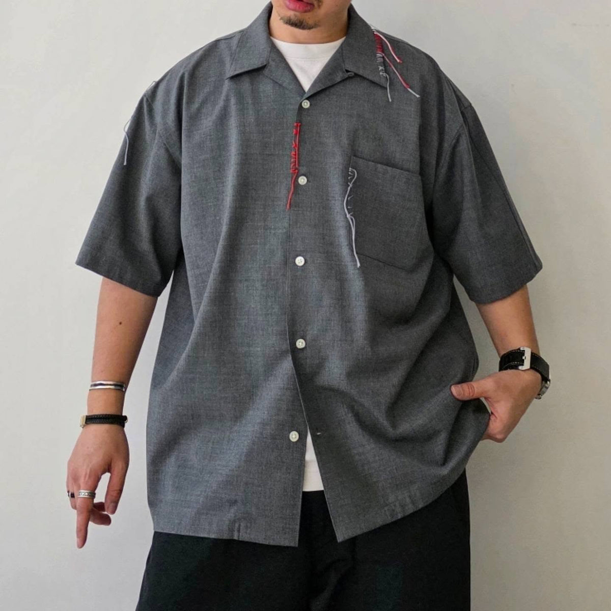DISCOVERED / Summer Wool Looping Shirts (Gray)