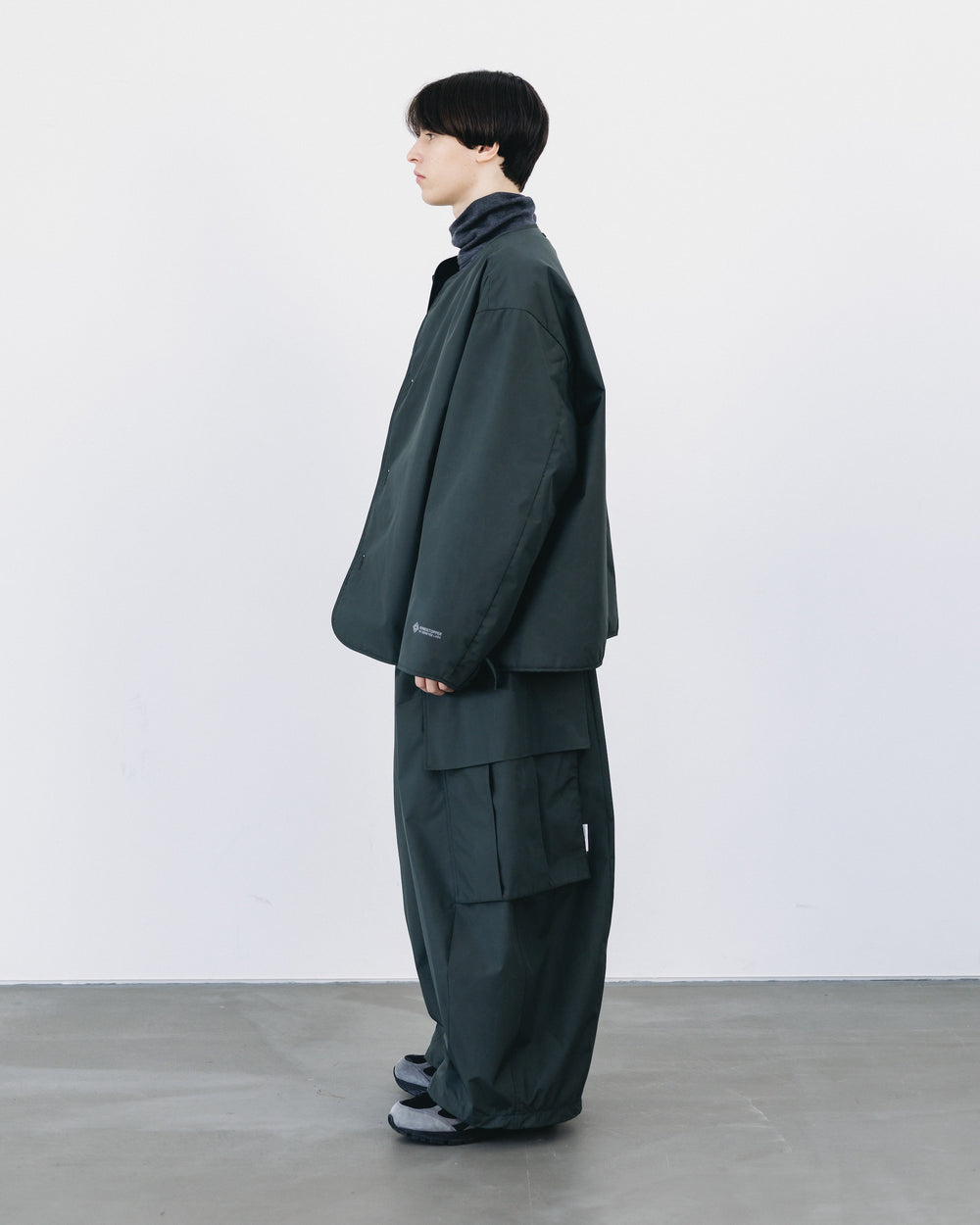 CLESSTE / +Phenix Windstopper ® By Gore-tex Labs City Fishtail Parka With Liner Jacket (Asphalt Gray)