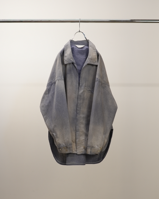 ANCELLM / Aging Chambray Long Shirt