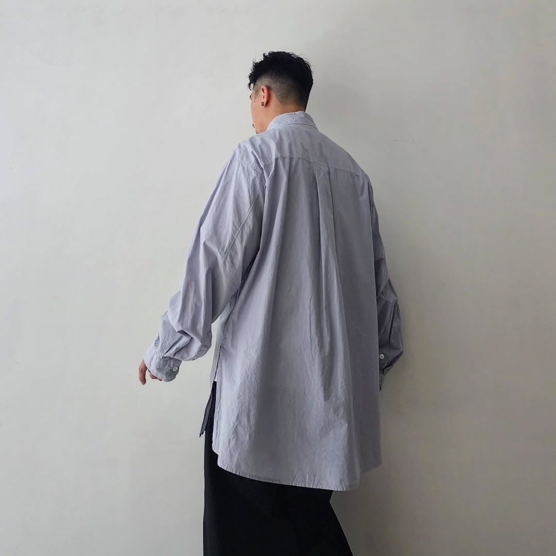 ANCELLM / Dyed Shrink Over Shirt