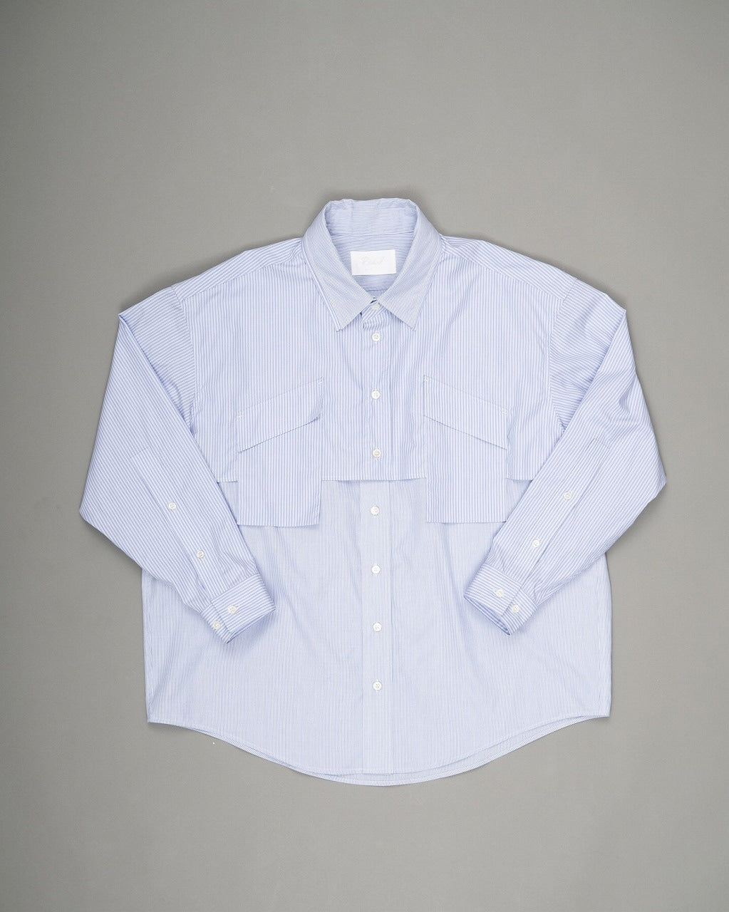 RICH I / Layered Shirt (Sax Stripe)