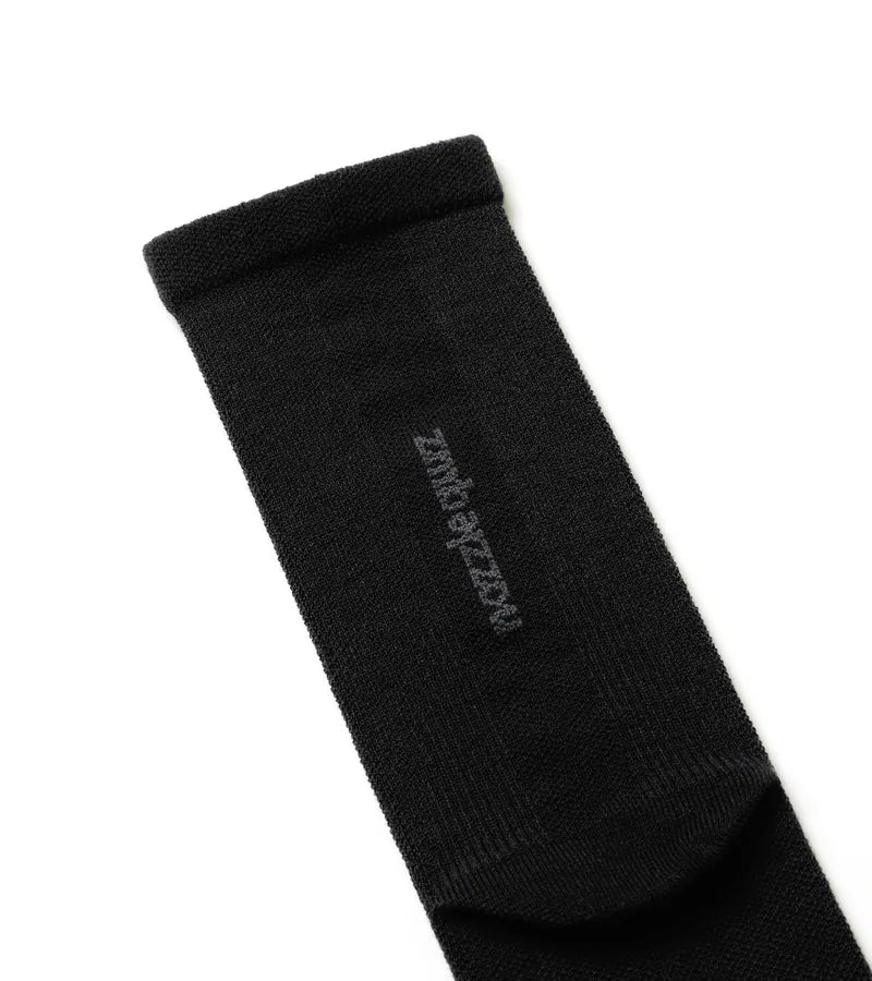 NOZZLEQUIZ / Black - Essential Tactel® Crew Socks