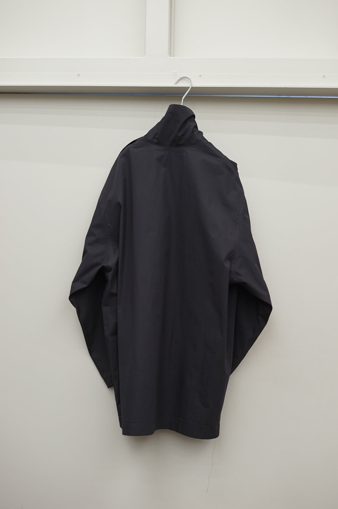 NONNOTTE / Draping High Neck Pullover (Obsidian)