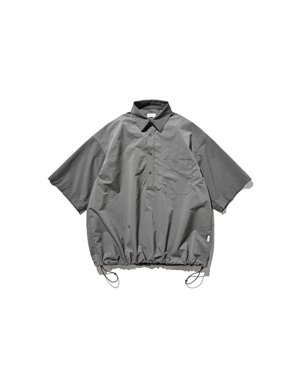 CLESSTE / Mini Plaid S/S Pullover Shirt (Charcoal)