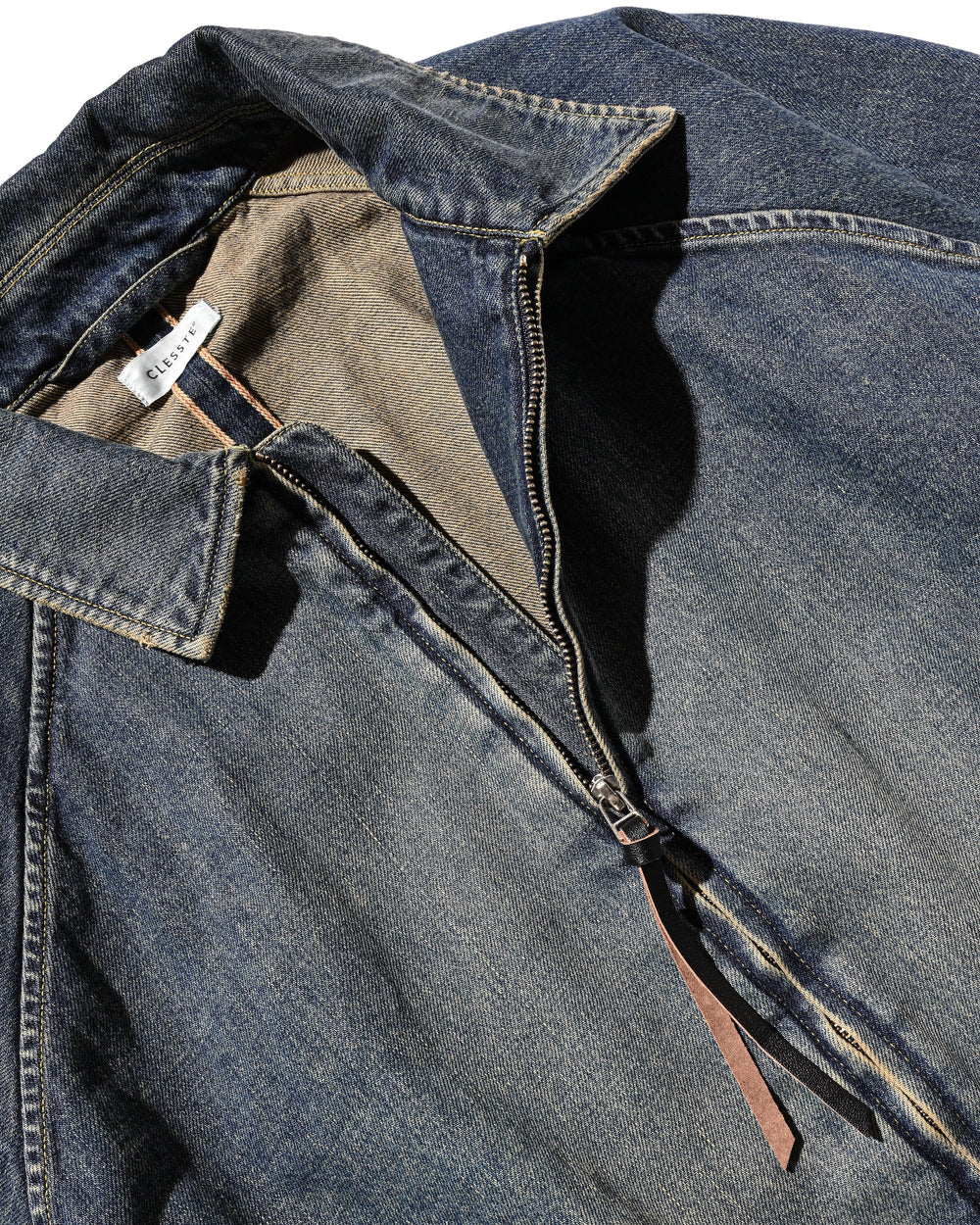 CLESSTE / Vintage Dyed Selvedge Denim City Utility Jacket (Vintage Indigo)