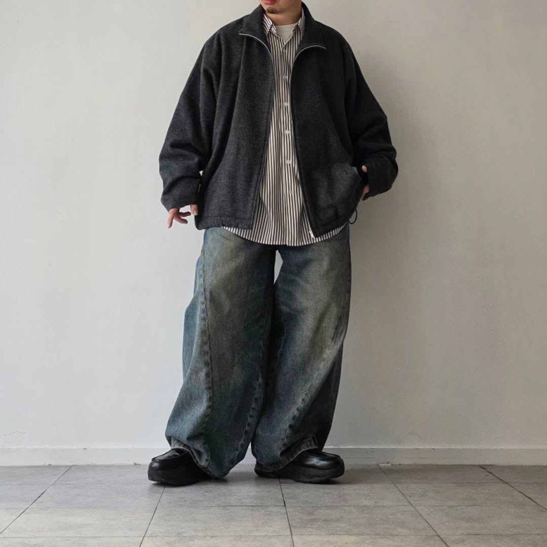 BLANC YM / Cashmere Zip Jacket