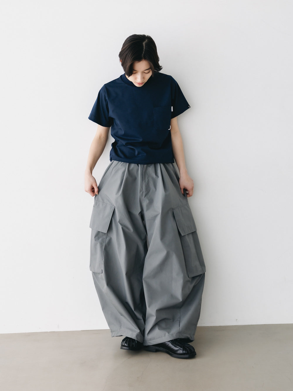 CLESSTE / +Phenix Windstopper ® By Gore-tex Labs City Mega Pocket Balloon Cargo Pants (Charcoal Gray)