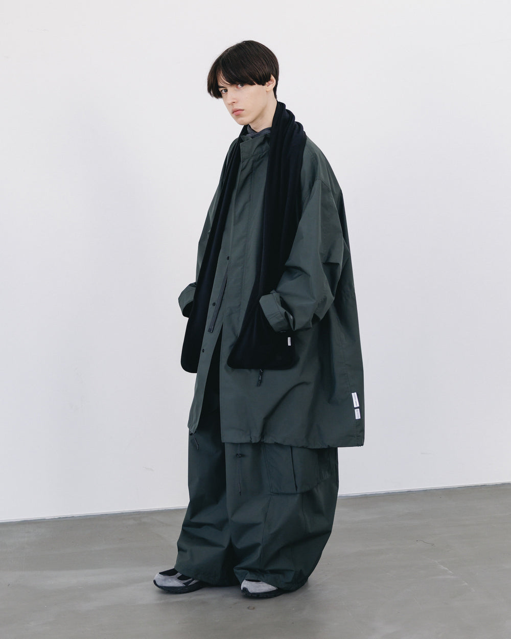 CLESSTE / +Phenix Windstopper ® By Gore-tex Labs City Fishtail Parka With Liner Jacket (Asphalt Gray)