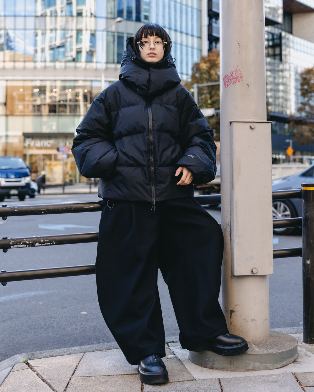 CLESSTE / +Phenix Windstopper ® By Gore-tex Labs City Down Jacket (Black)