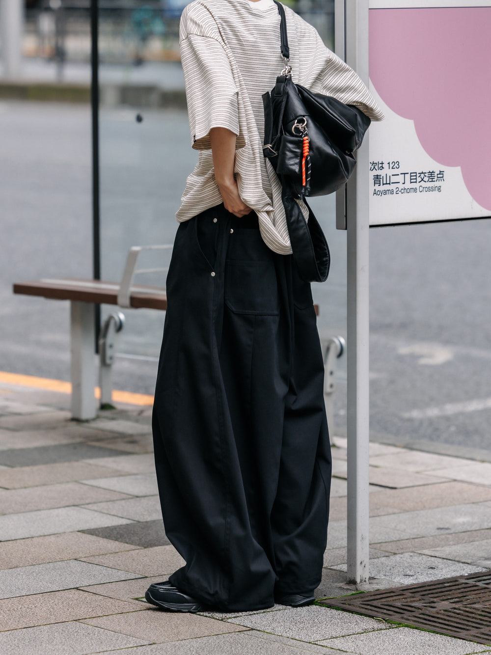 CLESSTE / Leather Padded Flap Holiday Bag