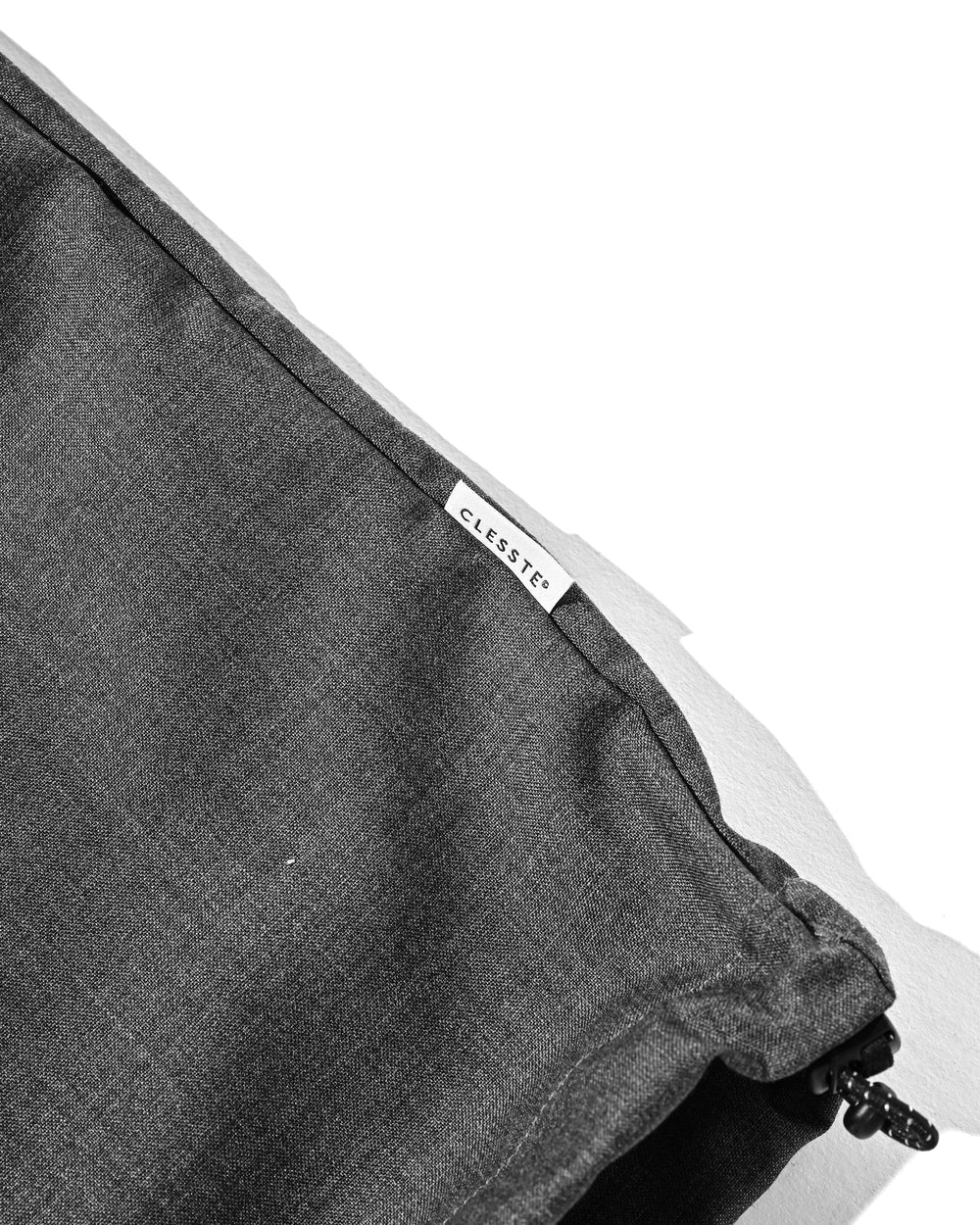 CLESSTE / Tropical Wool City S/S Half Zip Shirt (Gray)