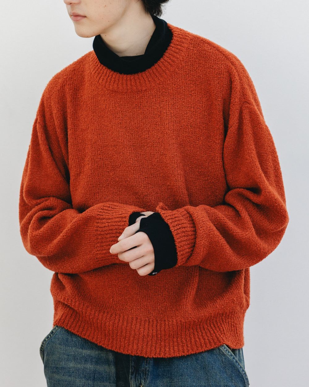 CLESSTE / Slub Pile Knit Pullover
