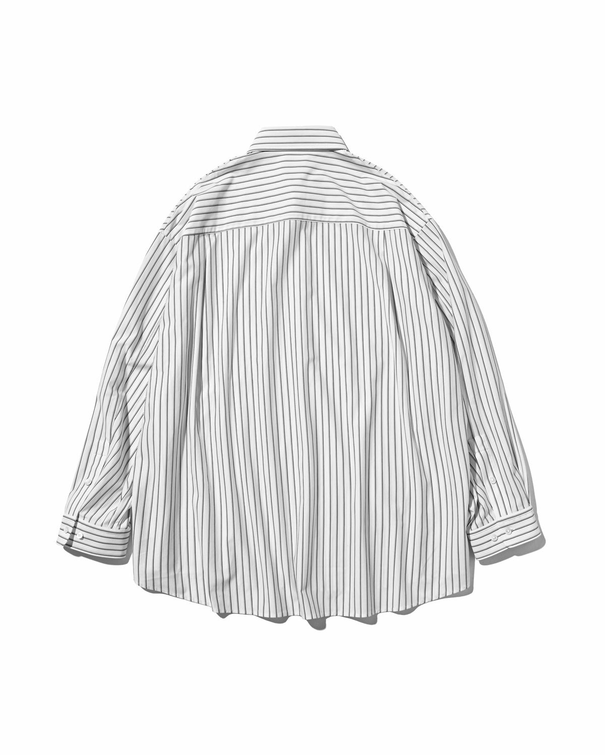 CLESSTE / Thick / Thin Stripe 46G Knit Everyday L/S Shirt (White Stripe)