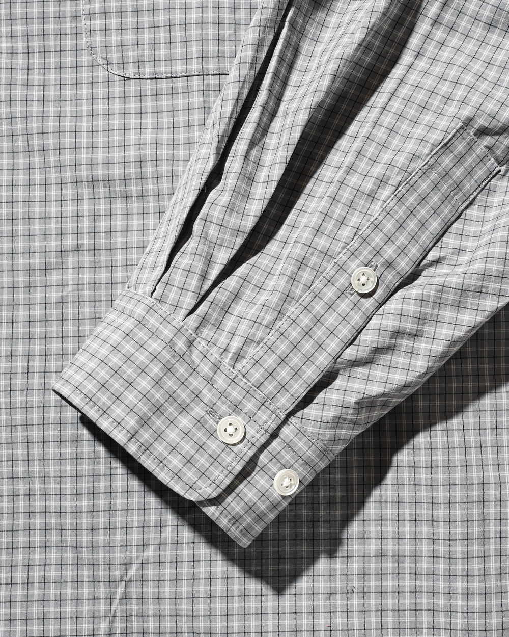 CLESSTE / Mini Plaid L/S Pullover Shirt (Gray)