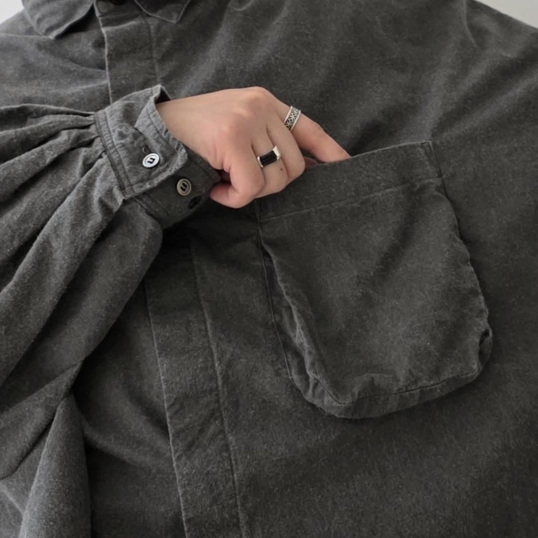 THE JEAN PIERRE / Signature 11XL Shirt (Broad)(Fade Blk)