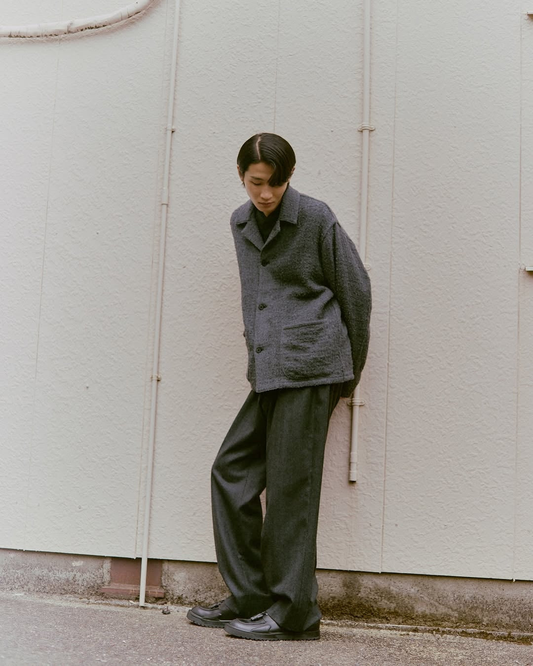 NONNOTTE / Draping Shirt Jacket