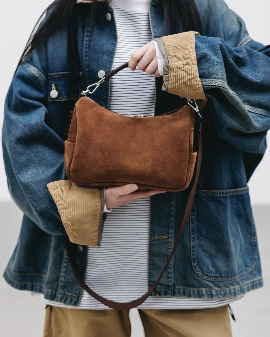CLESSTE / Suede Day Off Mini (Brown)