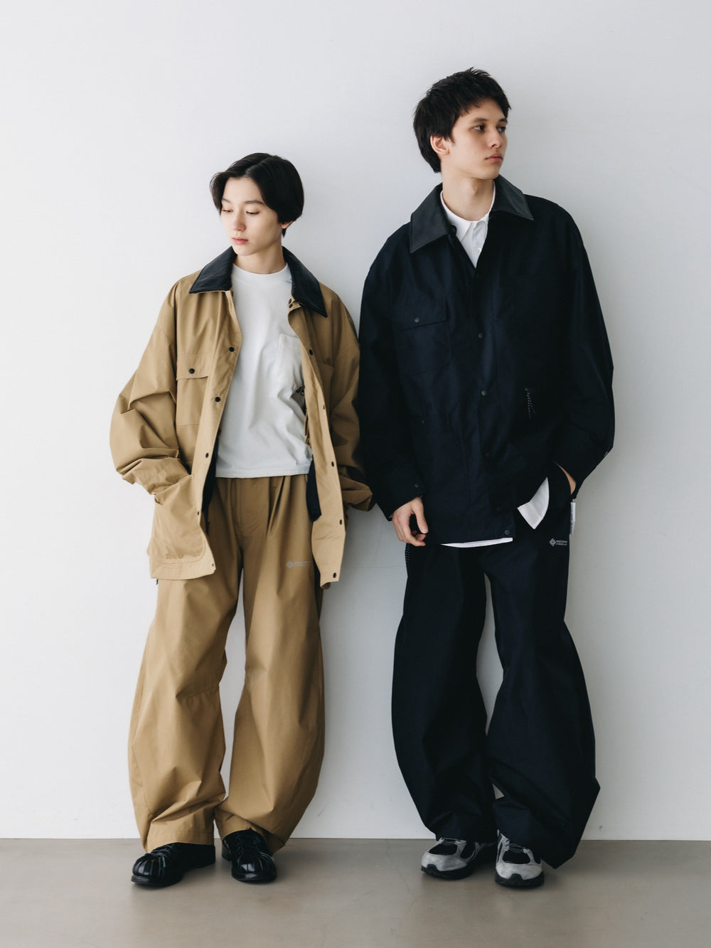 CLESSTE / +Phenix Windstopper ® By Gore-tex Labs City Barrel Leg Pants (Camel Beige)
