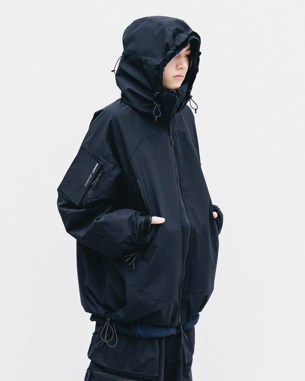 CLESSTE / +Phenix Windstopper ® By Gore-tex Labs City Military Jacket (Black)