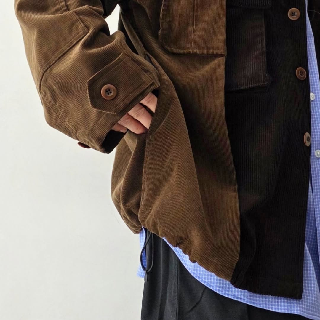 ELEPHANT TRIBAL FABRICS / Double Military Jacket