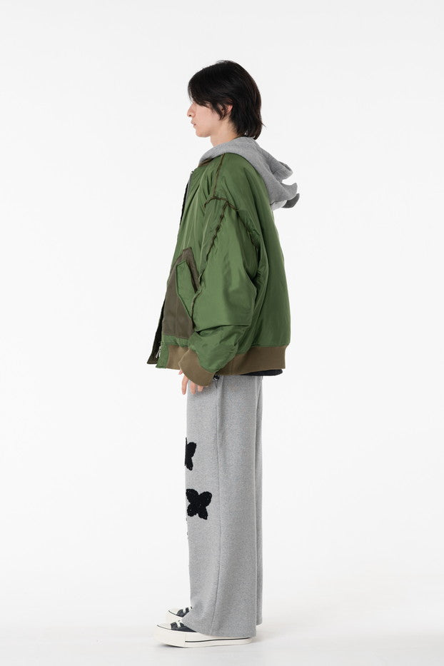 DISCOVERED / Devils Ear Hoodie Down MA-1