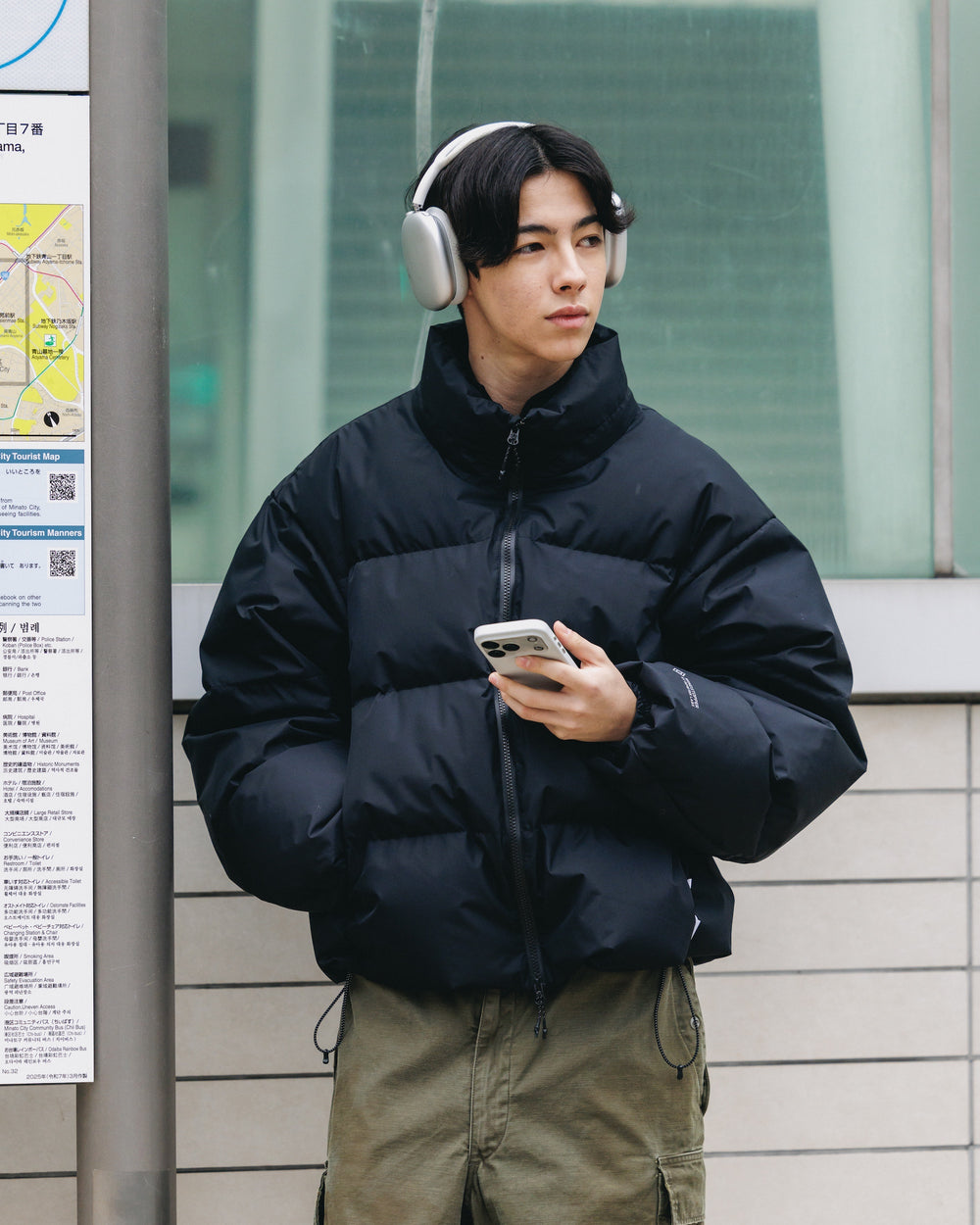 CLESSTE / +Phenix Windstopper ® By Gore-tex Labs City Down Jacket (Black)