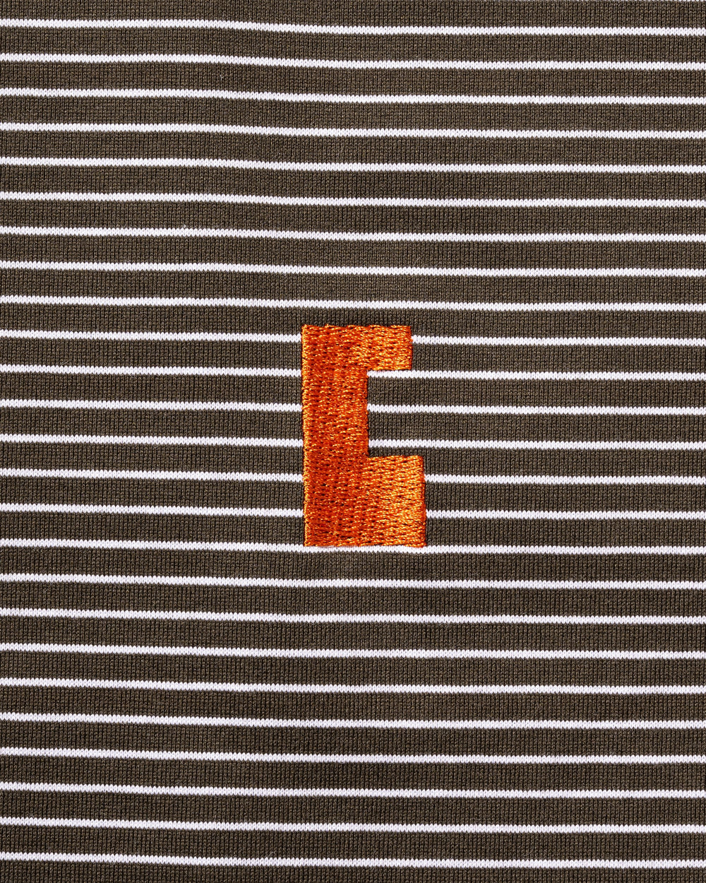 CLESSTE / 'C x Concept' Striped S/S T-Shirt With Drawstrings (Brown x White)