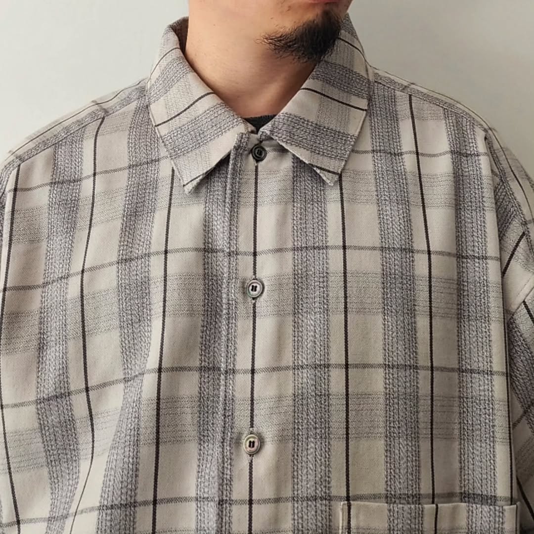 ANCELLM / C/R Check Shirt