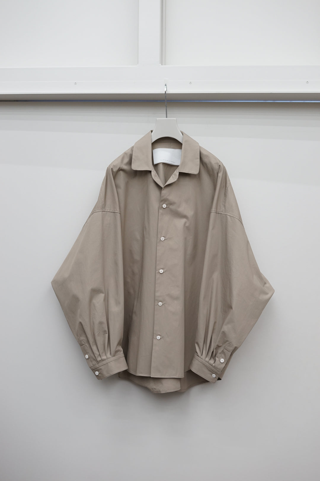 NONNOTTE / Draping Shirt 001 (Light Taupe)