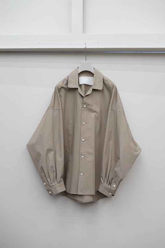 NONNOTTE / Draping Shirt 001 (Light Taupe)