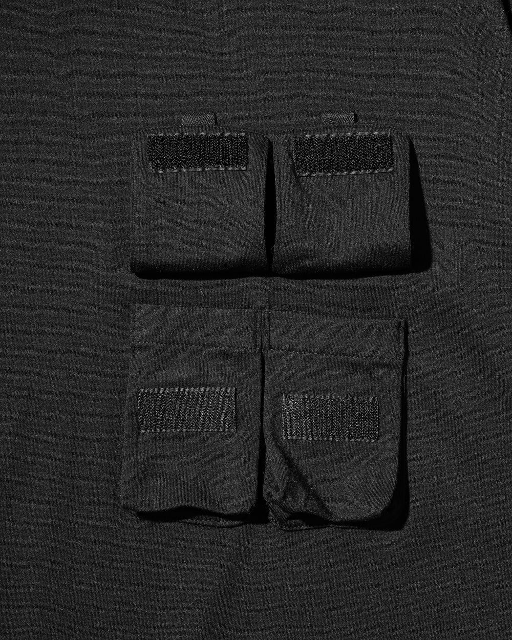 CLESSTE / Multi Pocket S/S T-Shirt (Black)