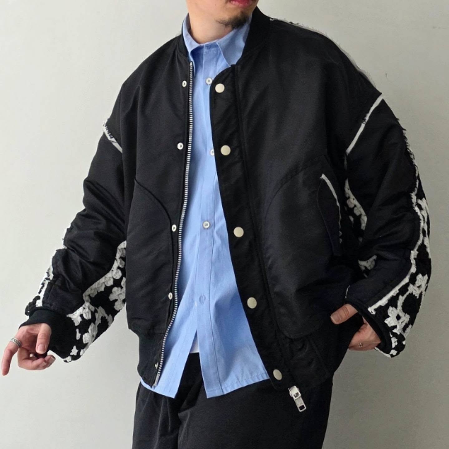 DISCOVERED / Playcard Crochet Sleeve MA-1