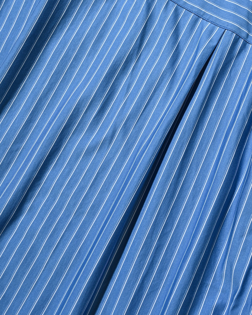CLESSTE / Thick/Thin Stripe 46G Knit Everyday S/S Shirt (Sax Blue Stripe)