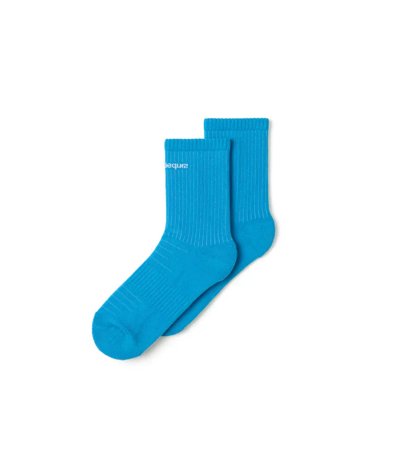 NOZZLEQUIZ / Glint Blue - Essential Casual socks