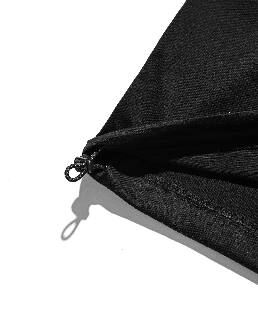 CLESSTE / Bubble Logo Print Massive T-Shirt With Drawstrings (Black)