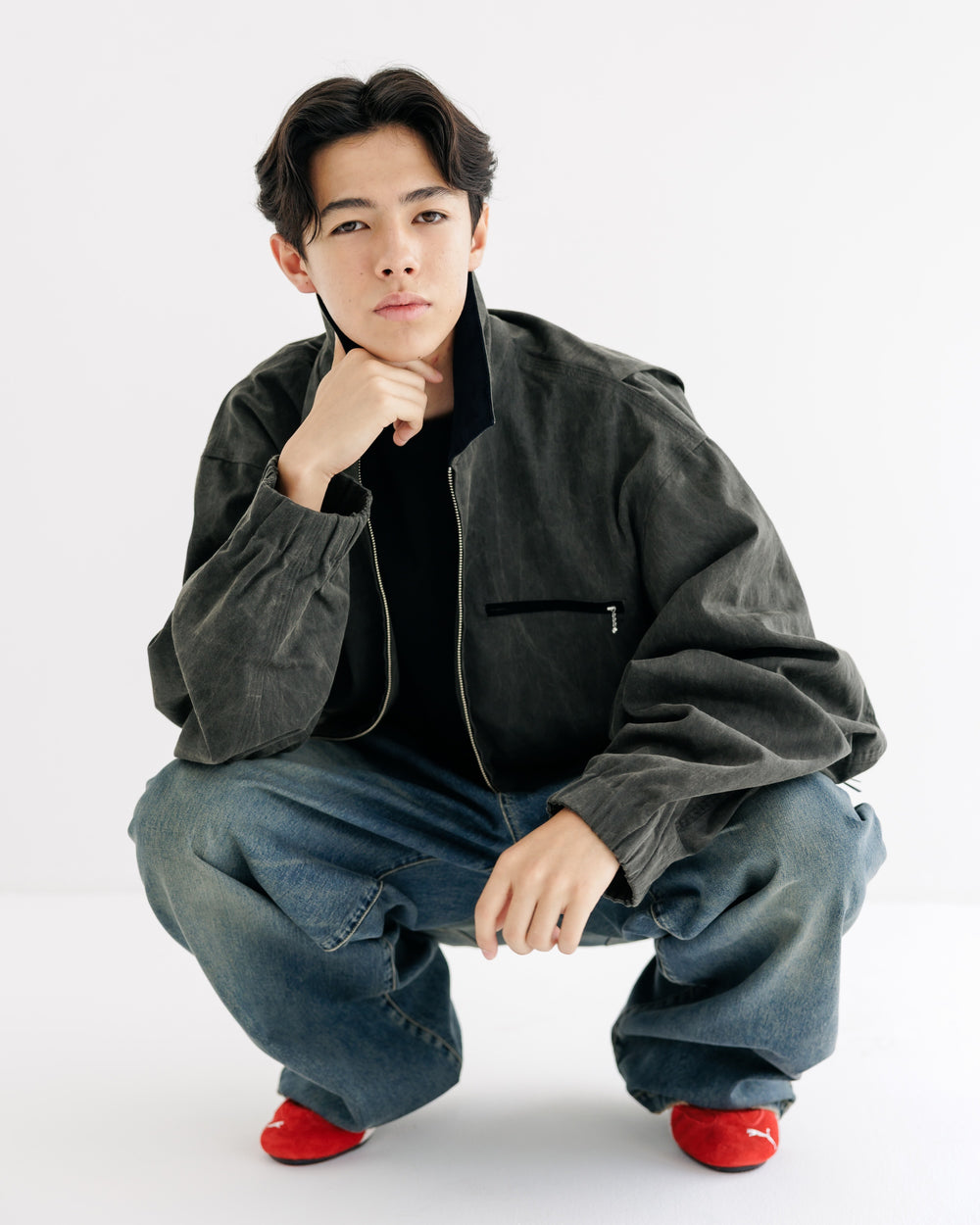 CLESSTE / Cotton Worker Jacket (Black)