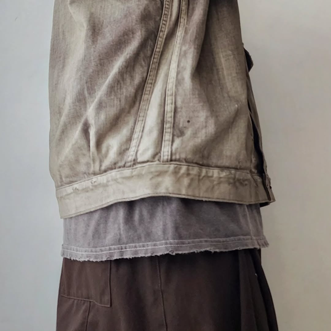 ANCELLM / Aging Denim Jacket