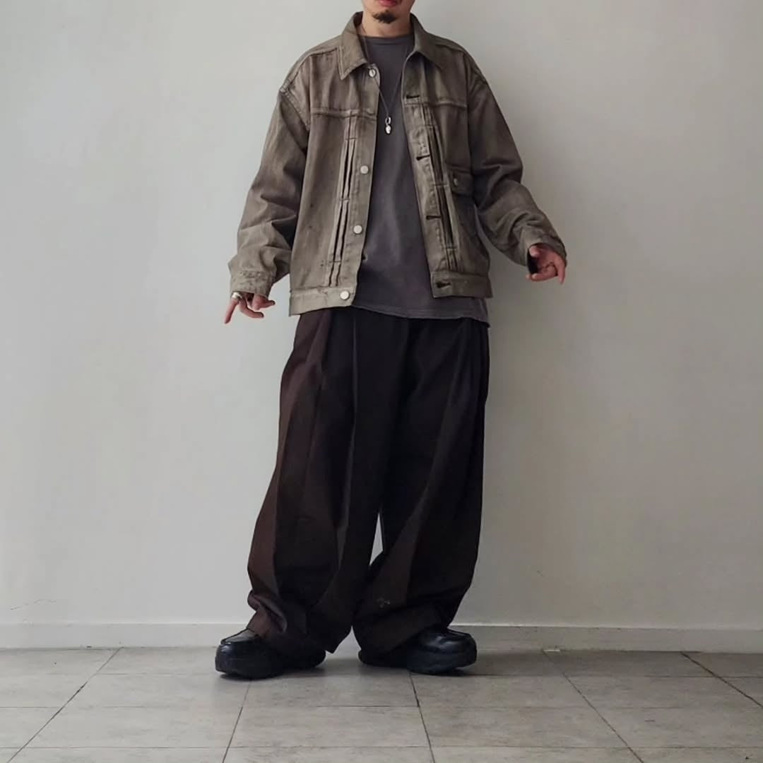 ANCELLM / Aging Denim Jacket