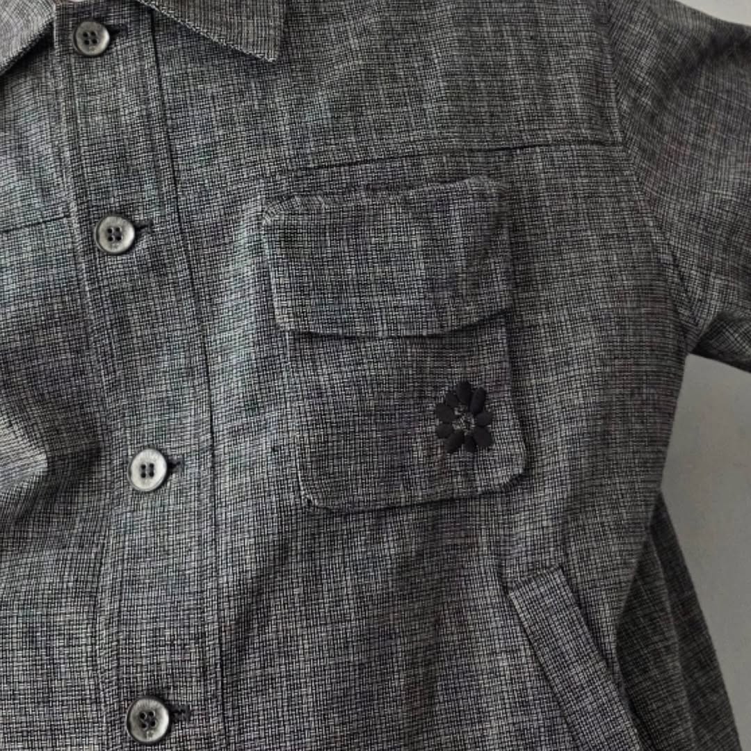 GANDER / Pennine Shirt SS26 (Black Speckled)