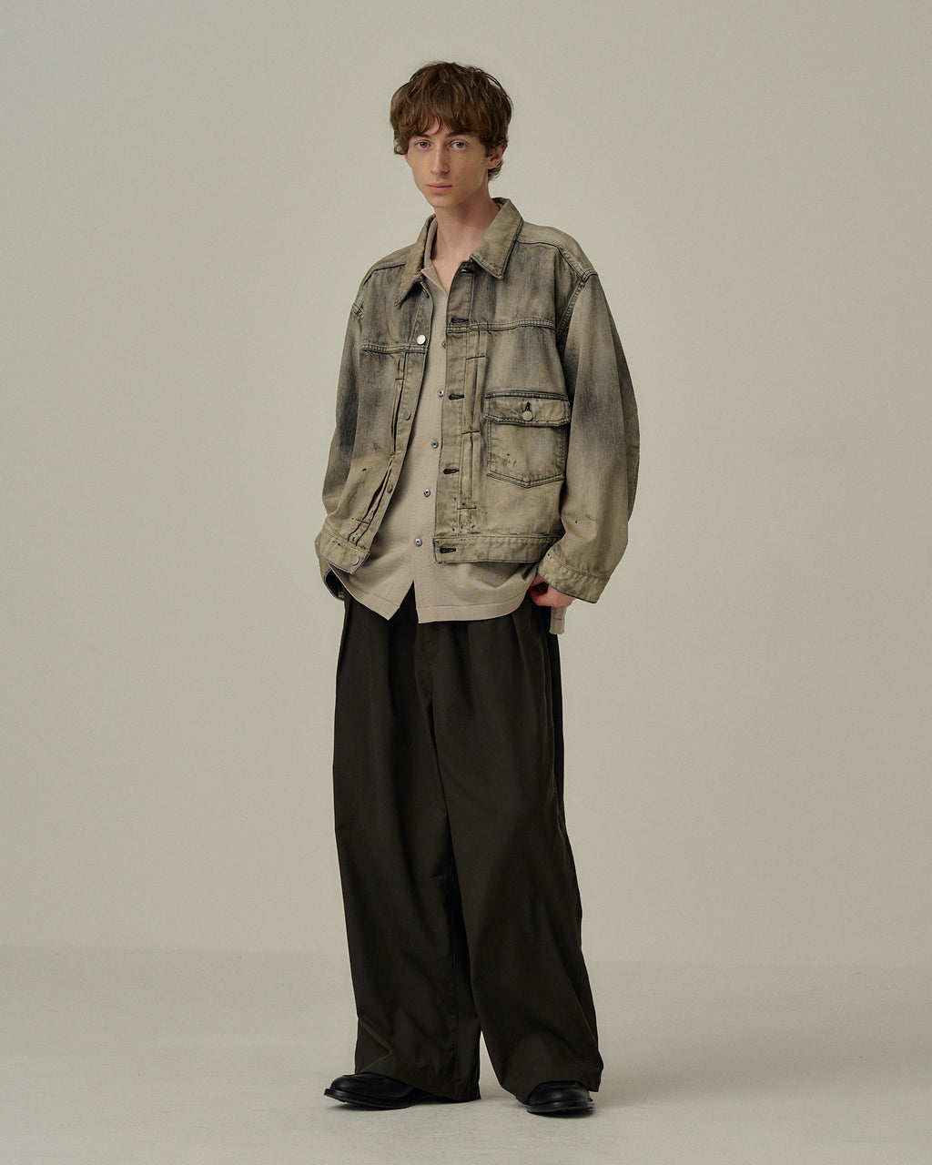 ANCELLM / Aging Denim Jacket