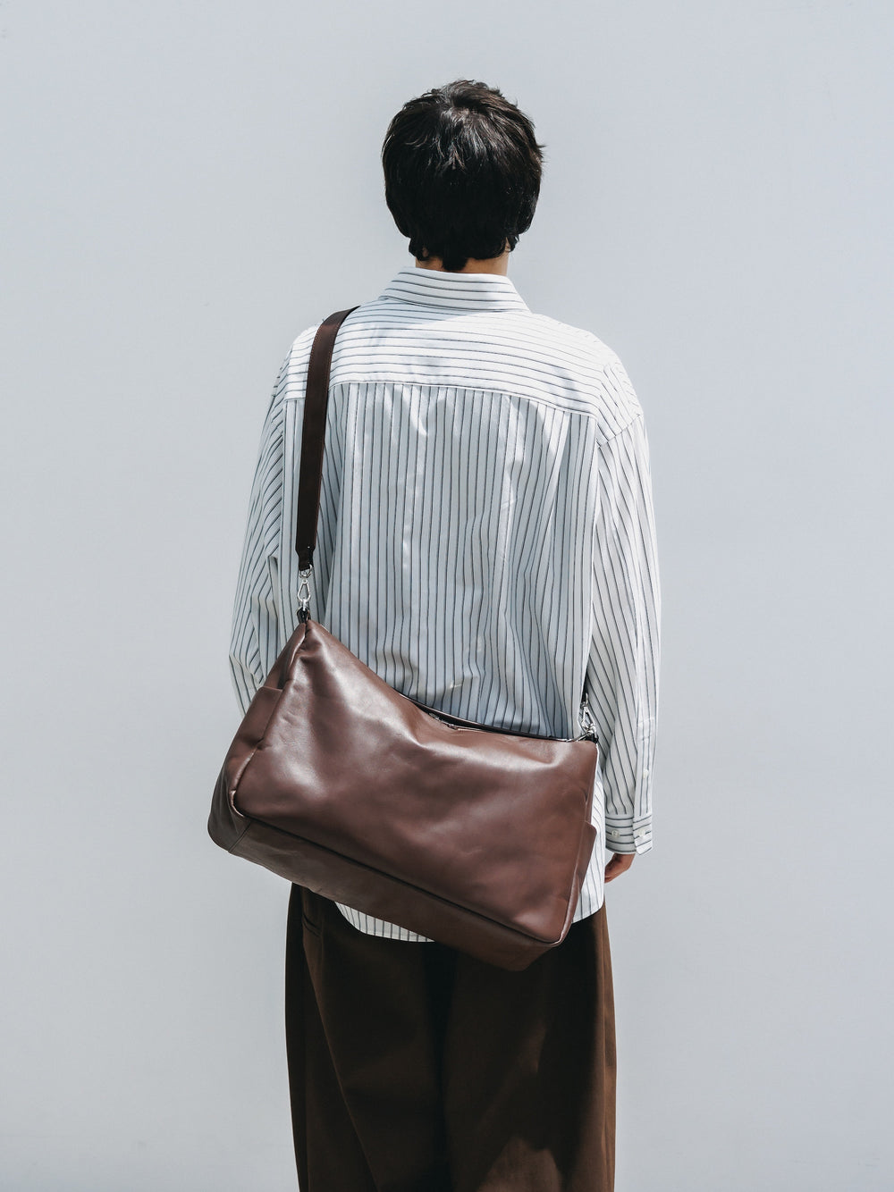 CLESSTE / Leather Day Off Bag Large (Brown)