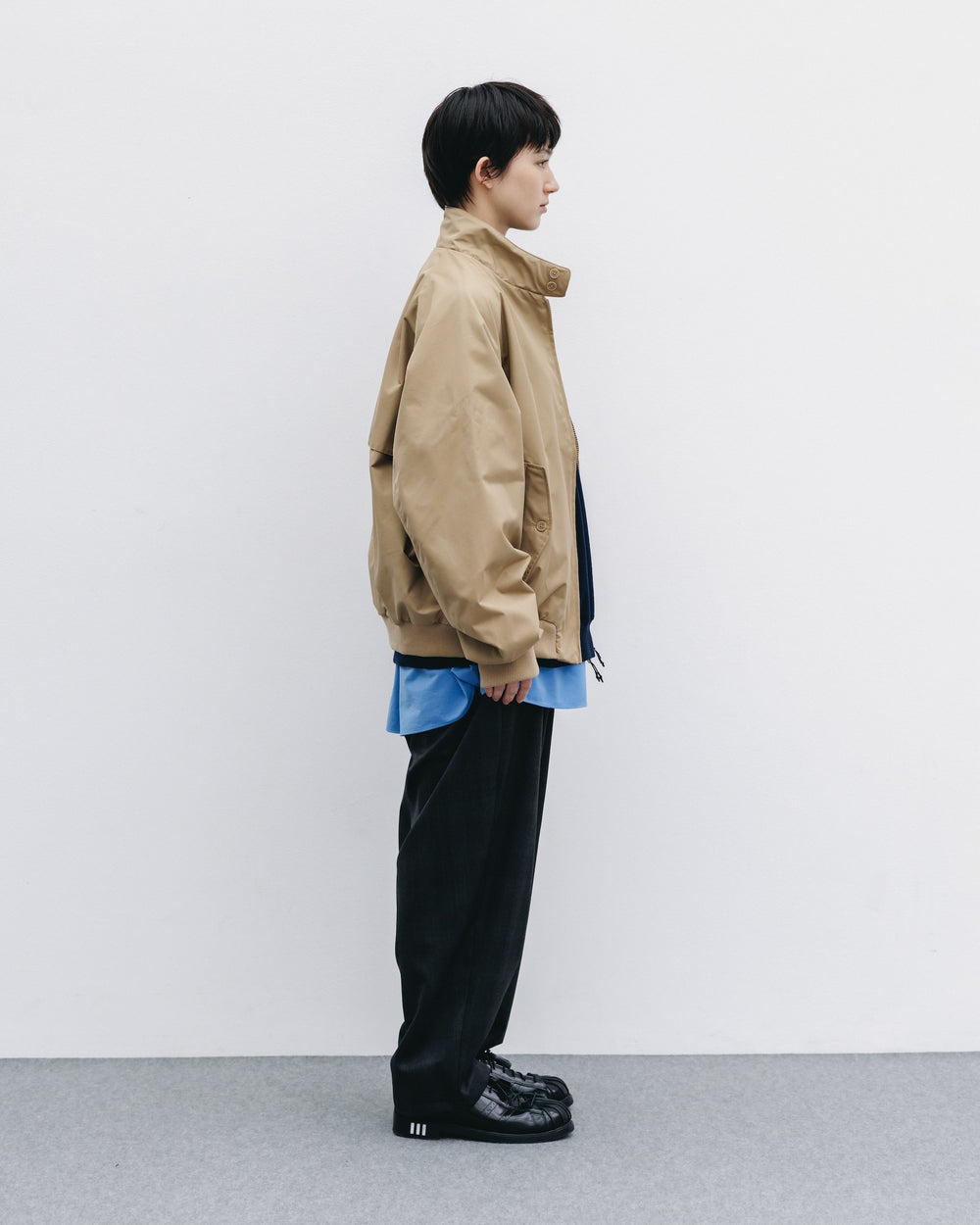CLESSTE / +Phenix Windstopper® By Gore-Tex Labs Twill City Harrington Jacket (Carmel Beige)